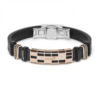 Bracciale Baraka Uomo in Caucciù Diamante Black 0.14 Ct BR272081ROAC220014 - BR272081ROAC220014